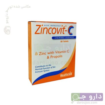 قرص سینکوویت ث Zincobit-C برند Health Aid ـ 60 عدد