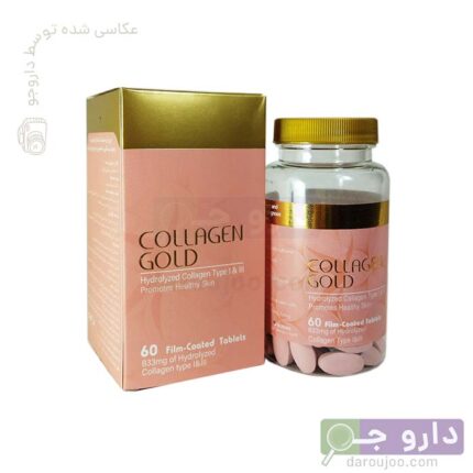 قرص کلاژن گلد Collagen Gold برند آدریان 60 عدد