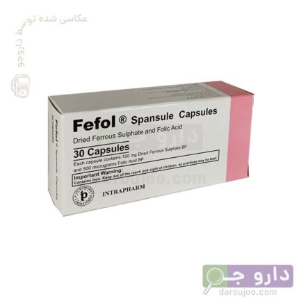 کپسول ففول Fefol برند IntraPharm ـ 30 عدد